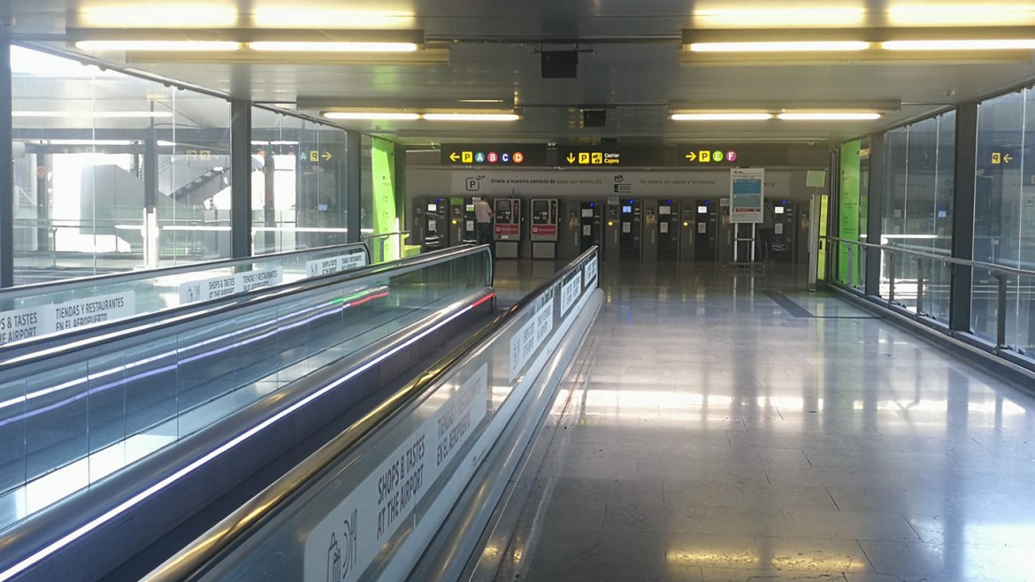 Punto de encuentro TransferTaxi en Aeropuerto de Madrid